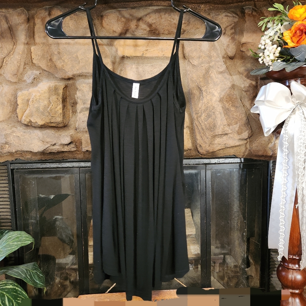 Leo Rosi Spaghetti Strap Top - Black - Women's Small